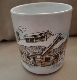 Charming Cabin Design Mug